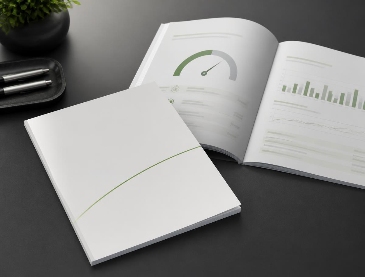 A printed Household Energy Report showing a household energy score and 25-year cost forecast